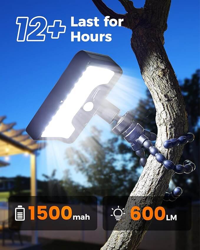 Lámpara Solar Pulpo 360