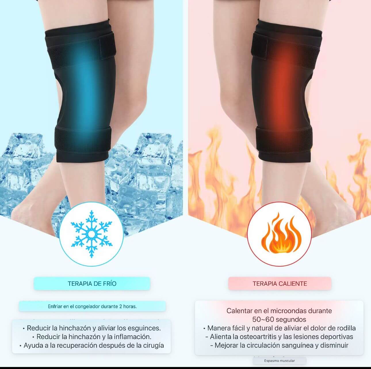RODILLERA CON GEL  FRÍO/CALIENTE
